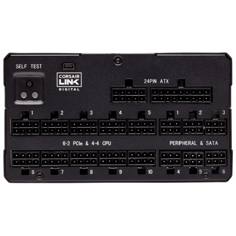 Corsair AX1600i unité d'alimentation d'énergie 1600 W ATX Noir