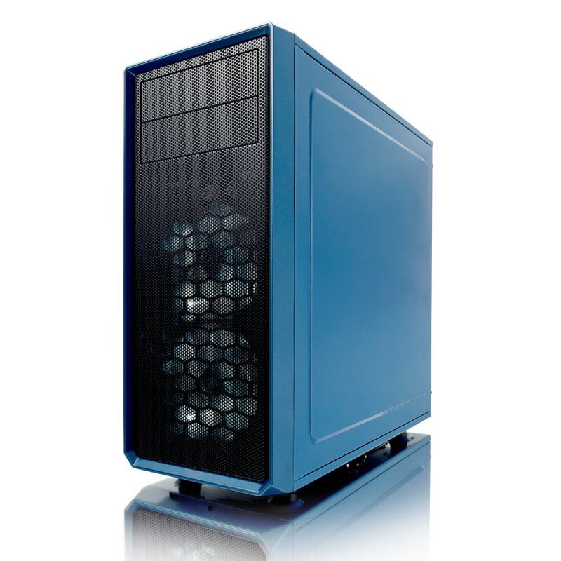 Boitier Fractal Design compatible Focus G Bleu avec fenetre
