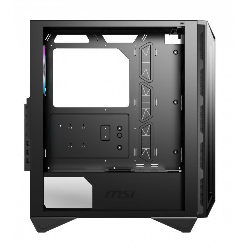 MSI MPG GUNGNIR 110R Mid Tower Gaming Computer Case Black, USB 3.2 Gen2 Type C, 4x 120mm ARGB Fan, Mystic Light Sync, 1 