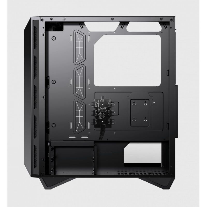 MSI MPG GUNGNIR 110R Mid Tower Gaming Computer Case Black, USB 3.2 Gen2 Type C, 4x 120mm ARGB Fan, Mystic Light Sync, 1 