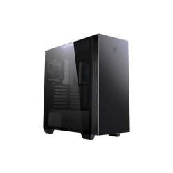 MSI MPG SEKIRA 100P 'S100P' Mid Tower Gaming Computer Case 'Black, 4x 120mm PWM Fans, USB Type-C, Tempered Glass Panel, 