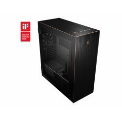 Boitier Moyen Tour ATX MSI compatible MPG Sekira 500G avec panneaux vitrés (Noir)