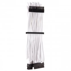 Corsair compatible Premium Pro Sleeved Kabel-Set (Gen 4) - weiß