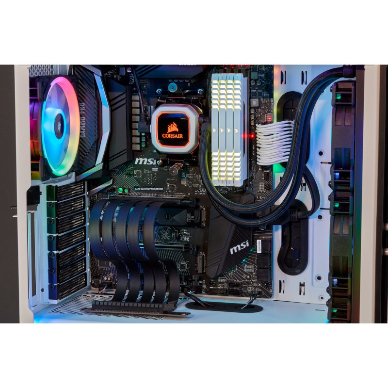 CORSAIR Premium PCIe 3.0 x16 Extension Cable - PCI Express x16 Kabel - 30 cm