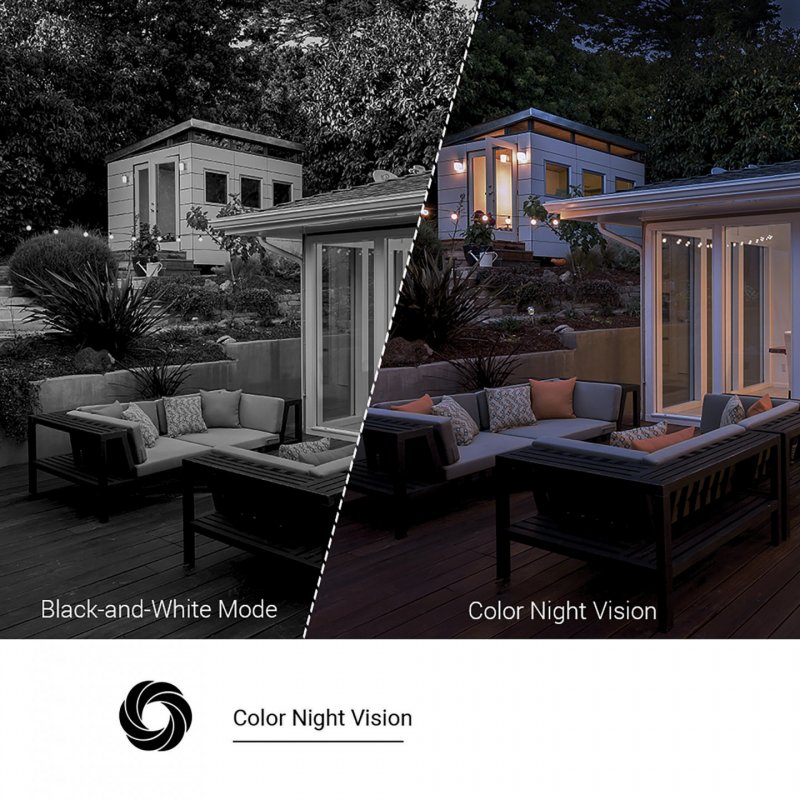 EZVIZ C3N Smart Outdoor Camera with Colour Night Vision, AI Human Detection