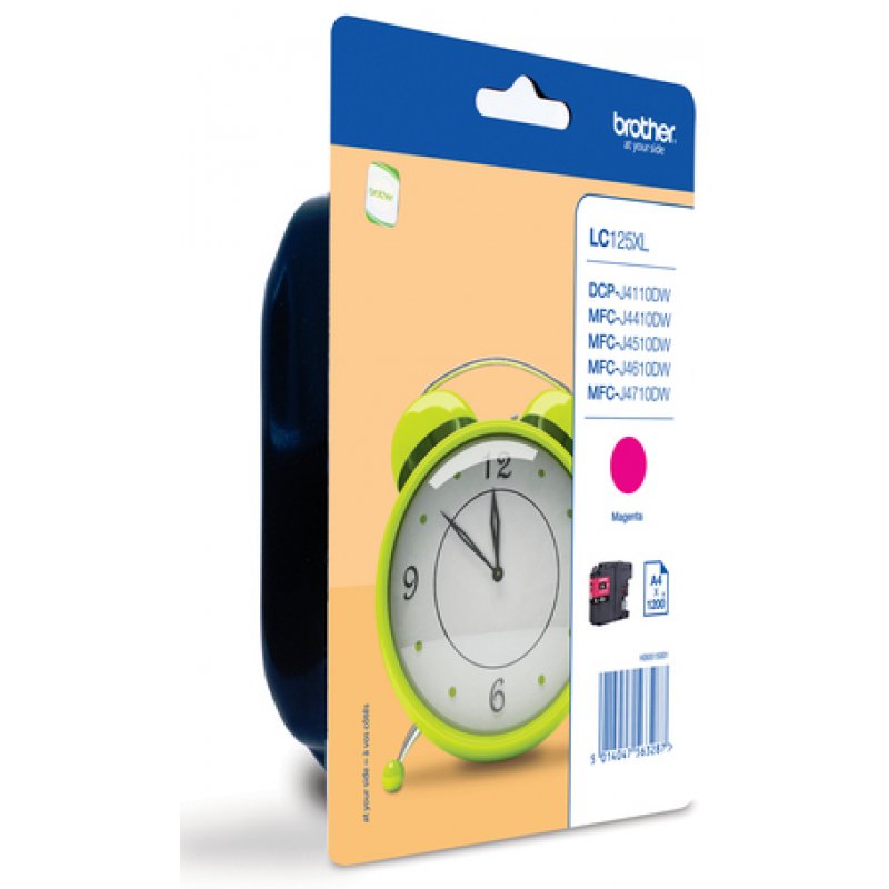 Brother LC-125XLMBP ink cartridge 1 pc(s) Original Magenta