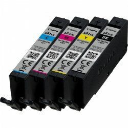 Canon Multipack de cartouches d'encre à haut rendement CLI-581XXL BK/C/M/Y