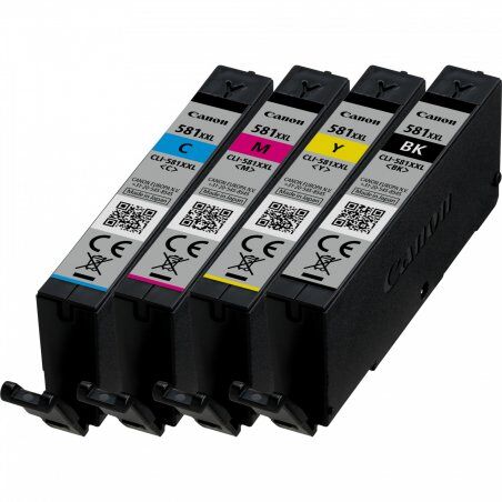Canon Multipack de cartouches d'encre à haut rendement CLI-581XXL BK/C/M/Y