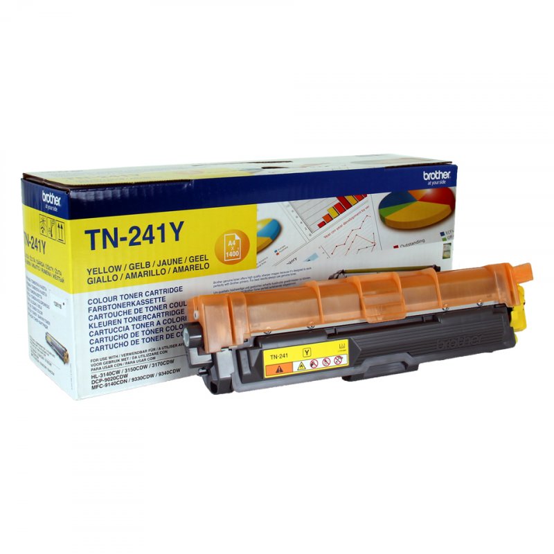 brother Toner pour Laserdrucker HL-3140CW/HL-3150CDW, jaune