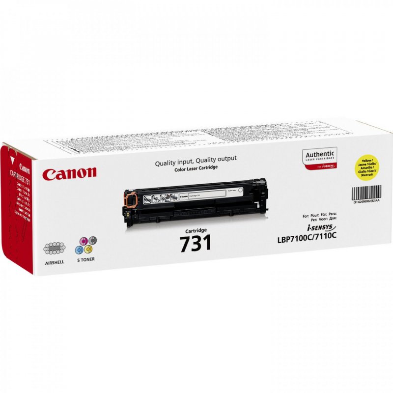 Canon Toner pour Canon Laserdrucker i-SENSYS LBP7100, jaune