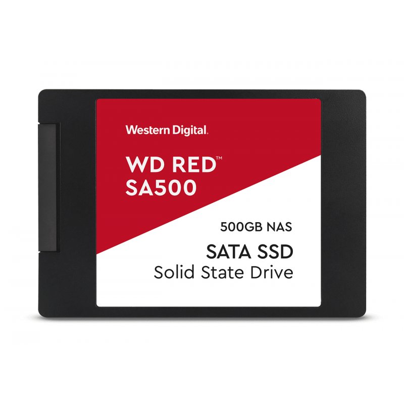 WD Red SA500 NAS SATA SSD WDS500G1R0A - Solid-State-Disk - 500 GB - SATA 6Gb/s