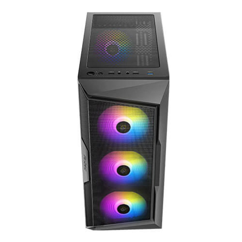Boitier Moyen Tour ATX Antec AX61 Elite RGB avec panneau vitré (Noir)