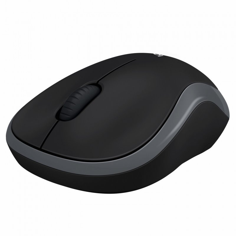 Logitech M185 - Maus - 2.4 GHz - Grau