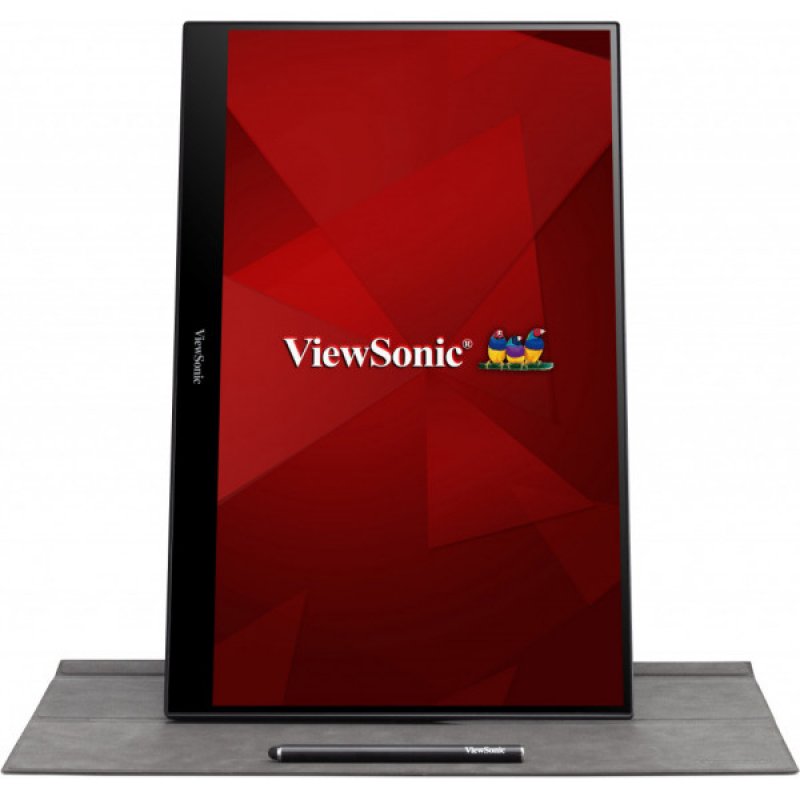 Viewsonic TD1655 écran plat de PC 39,6 cm (15.6") 1920 x 1080 pixels Full HD LED Écran tactile Multi-utilisateur Noir,