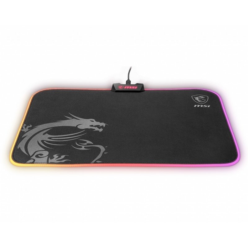 MSI AGILITY GD60 tapis de souris Tapis de souris de jeu Noir, Gris