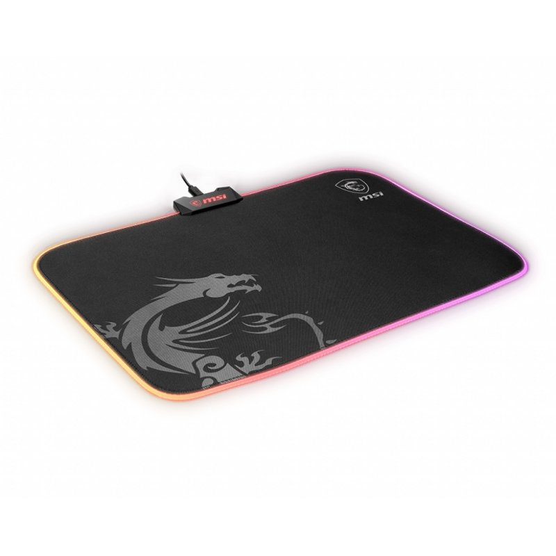 MSI AGILITY GD60 tapis de souris Tapis de souris de jeu Noir, Gris