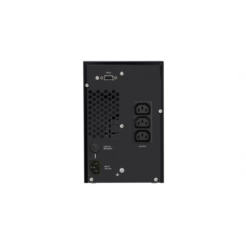 Infosec E4 Value 1000 uninterruptible power supply (UPS) Double-conversion (Online) 1 kVA 3 AC outlet(s)