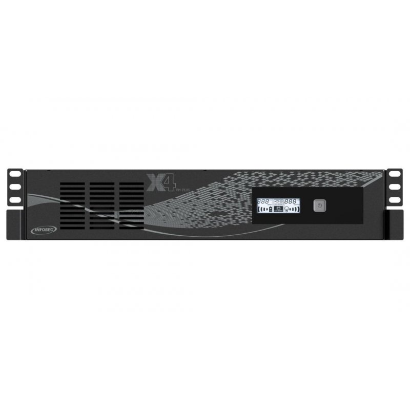 Infosec X4 3000 RM Plus alimentation d'énergie non interruptible Interactivité de ligne 3 kVA 1800 W 10 sortie(s) CA