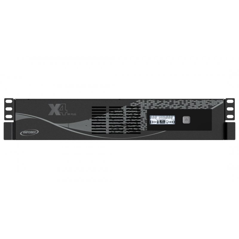 Infosec X4 800 RM Plus alimentation d'énergie non interruptible Interactivité de ligne 0,8 kVA 480 W 6 sortie(s) CA