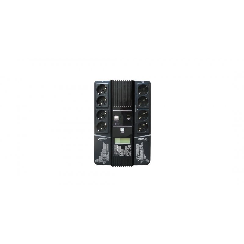 Infosec Zen-X 1000 alimentation d'énergie non interruptible Interactivité de ligne 1 kVA 600 W 8 sortie(s) CA