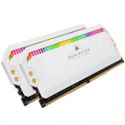 Dominator Platinum RGB 16 Go (2 x 8 Go) DDR4 3200 MHz CL16 - Blanc