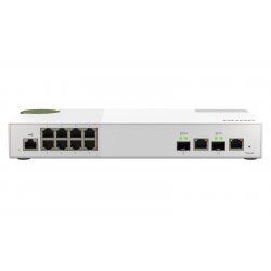 QNAP QSW-M2108-2C commutateur réseau Géré L2 2.5G Ethernet (100/1000/2500) Gris, Blanc