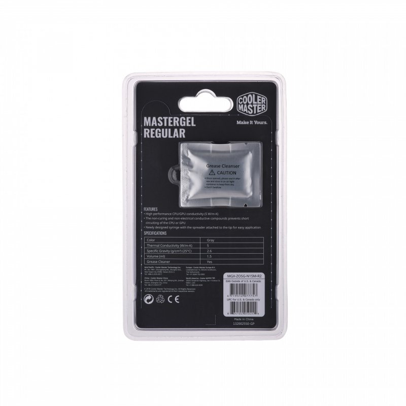 Cooler Master MasterGel Regular heat sink compound Thermal paste 5 W/m·K 12 g