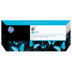 HP 81 680-ml Cyan Dye Ink Cartridge