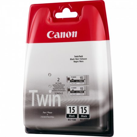 Canon Encre pour Canon I70/I80, noir, contenu: 2 pièces