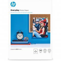 HP Everyday Photo Paper, Glossy, 200 g/m2, A4 (210 x 297 mm), 100 sheets