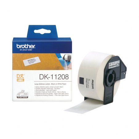 brother DK-11208 Etiquettes d'adresse, 38 x 90 mm