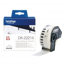 brother DK-22214 Etiquettes en continu papier, 12mm x 30,48m