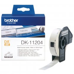 brother DK-11204 Etiquettes multi-usages, 17 x 54 mm