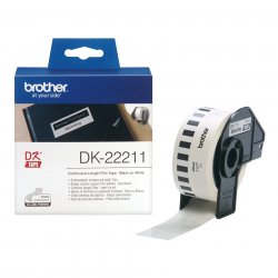 brother DK-22211 Film d'étiquettes en continu, 29mm x 15,24m