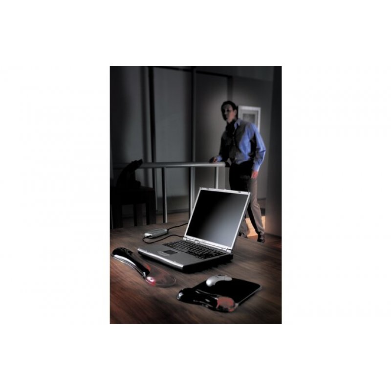 tapis de souris Duo Gel (coloris noir/rouge)