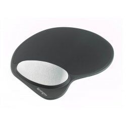 Kensington Memory Gel Mouse Pad with Integral Wrist Rest Black