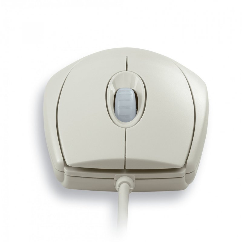 CHERRY WHEELMOUSE OPTICAL Souris filaire, gris clair, PS2/USB