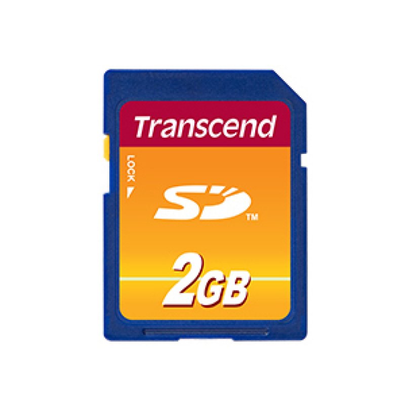 TRANSCEND Carte memoire flash 2 Go SD