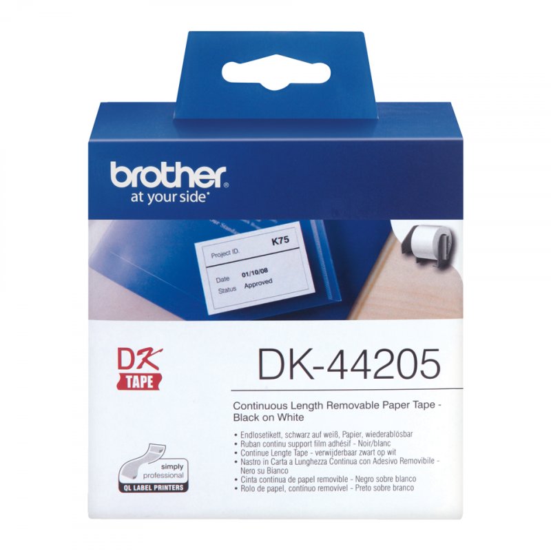 brother DK-44205 ruban continu, détachable