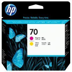 HP 70 Magenta and Yellow DesignJet Printhead
