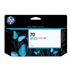 HP compatible 70 130 ML LIGHT CYAN INK FOR DESIGNJET Z2100 Z3100