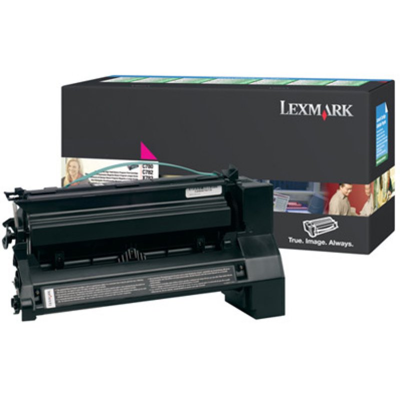 Lexmark C780, C782 Magenta High Yield Return Program Print Cartridge toner cartridge Original
