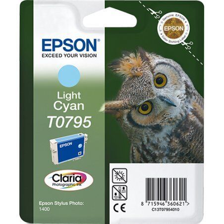Epson compatible T0795 - hell Cyan - Original - Tintenpatrone