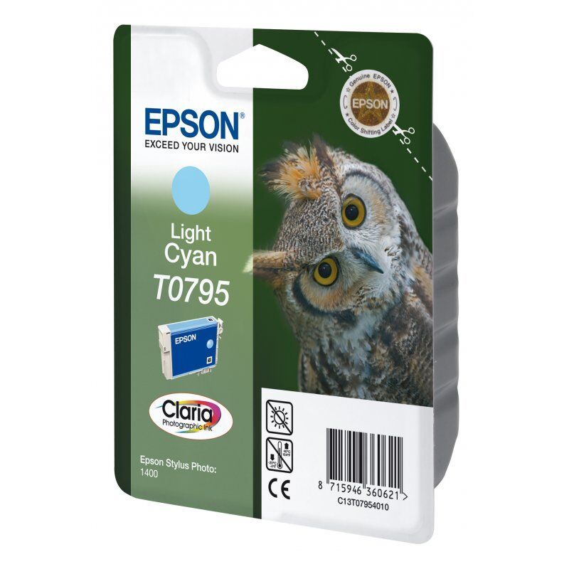 Epson compatible T0795 - hell Cyan - Original - Tintenpatrone