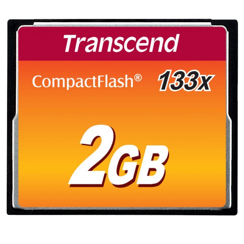 Transcend TS2GCF133 mémoire flash 2 Go CompactFlash MLC