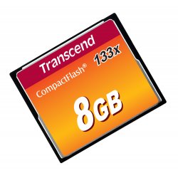 TRANSCEND Carte memoire flash 8Go 133x