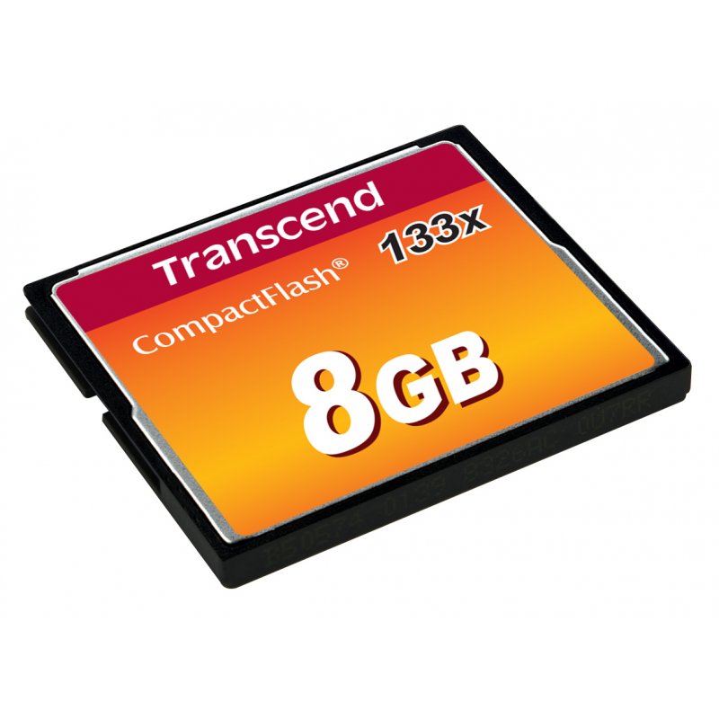 TRANSCEND Carte memoire flash 8Go 133x