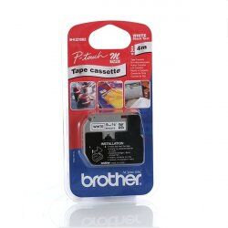 Brother compatible MK221S - nicht-laminiertes Schriftband - 1 Rolle(n) - Rolle (0,9 cm x 4 m)