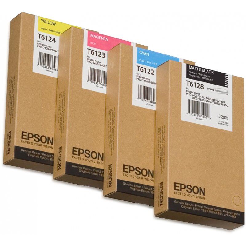 Epson Encre Pigment Cyan SP 7400/7450/9400/9450 (220ml)