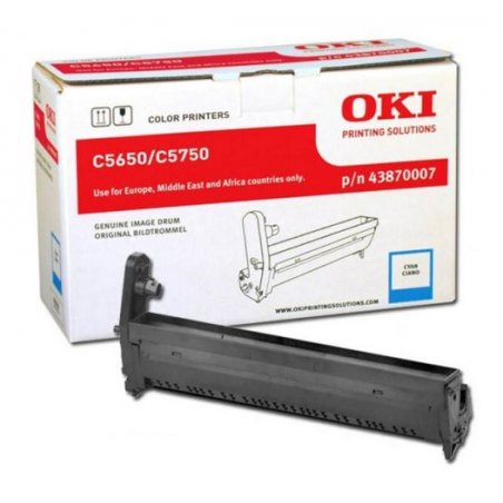 OKI compatible Tambour pour OKI compatible C5650/C5650N/C5750/C5750N, cyan
